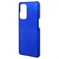 OnePlus 9 Gummierte Kunststoff Hülle - Blau