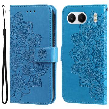 OnePlus Nord 4 Mandala Serie Wallet Hülle - Blau