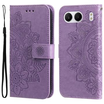 OnePlus Nord 4 Mandala Serie Wallet Hülle - Purpur