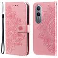 OnePlus Nord CE4 Lite/Oppo K12x Mandala Serie Wallet Hülle - Rosa