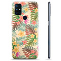 OnePlus Nord N10 5G TPU Hülle - Pinke Blumen