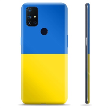 OnePlus Nord N10 5G TPU Hülle Ukrainische Flagge - Gelb und Lichtblau