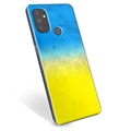 OnePlus Nord N100 TPU Hülle Ukrainische Flagge - Zweifarbig