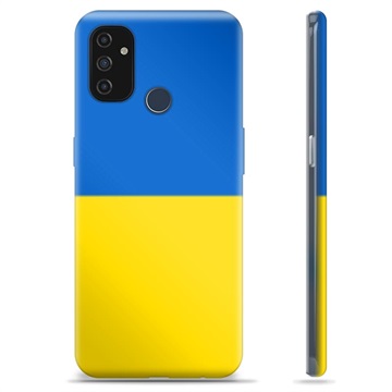 OnePlus Nord N100 TPU Hülle Ukrainische Flagge - Gelb und Lichtblau