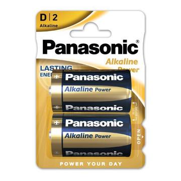 Panasonic Alkaline Power LR20/D Batterien - 2 Stk.