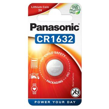 Panasonic CR1632 Lithium-Knopfzellenbatterie - 3V