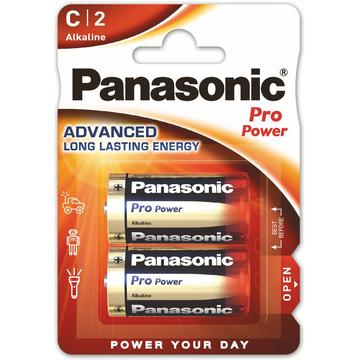 Panasonic Pro Power LR14/C Alkaline-Batterien - 2 Stk.