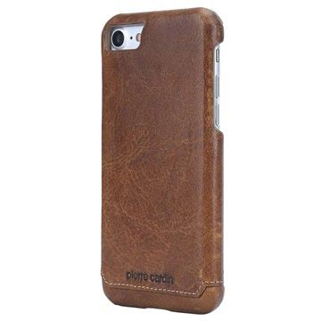 iPhone 7/8/SE (2020) Pierre Cardin Leder Beschichtet Cover - Schwarz