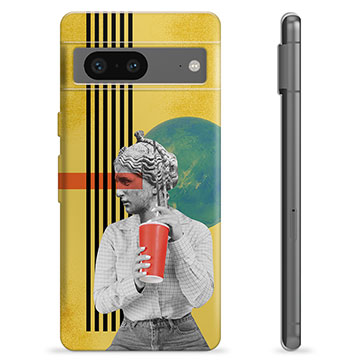 Google Pixel 7 TPU Hülle - Retro-Kunst