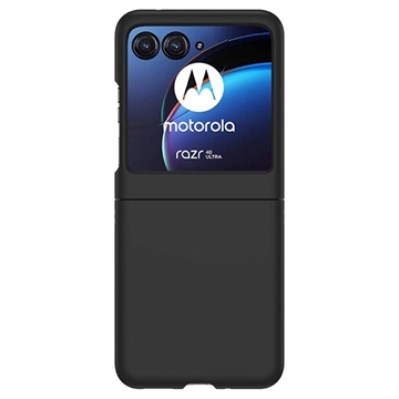 Motorola Razr 40 Ultra Kunststoff Hülle - Schwarz