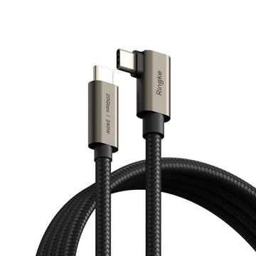 Ringke USB 3.2 2x2 Typ-C Kabel PD240W - 90-Grad, 1m, 20Gbps