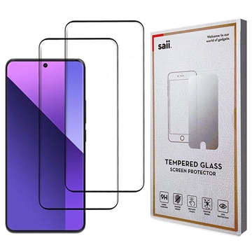 Xiaomi Redmi Note 13 Pro+ Saii 3D Premium Panzerglas - 9H - 2 Pcs.