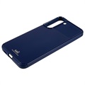 Saii Karbonfaser Samsung Galaxy S22+ 5G TPU Hülle - Blau