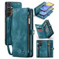 Samsung Galaxy A15 Caseme 008 2-in-1 Multifunktions Wallet Hülle - Blau