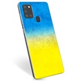 Samsung Galaxy A21s TPU Hülle Ukrainische Flagge - Zweifarbig