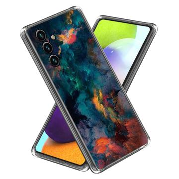 Samsung Galaxy A25 Stylish Ultra-Slim TPU Hülle - Bunte Wolken