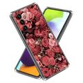 Samsung Galaxy A25 Stylish Ultra-Slim TPU Hülle - Rote Blumen