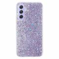 Samsung Galaxy A35 Glitter Flakes TPU Hülle - Purpur