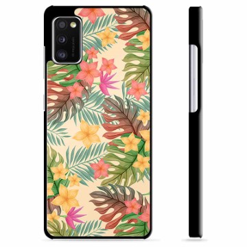 Samsung Galaxy A41 Schutzhülle - Pinke Blumen