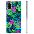 Samsung Galaxy A41 TPU Hülle - Tropische Blumen