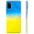 Samsung Galaxy A41 TPU Hülle Ukrainische Flagge - Zweifarbig