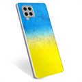 Samsung Galaxy A42 5G TPU Hülle Ukrainische Flagge - Zweifarbig