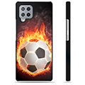 Samsung Galaxy A42 5G Schutzhülle - Fußball Flamme