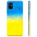 Samsung Galaxy A51 TPU Hülle Ukrainische Flagge - Zweifarbig