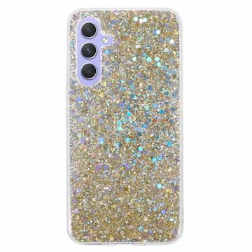 Samsung Galaxy A55 Glitter Flakes TPU Hülle