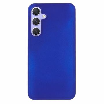 Samsung Galaxy A55 Gummierte Kunststoff Hülle - Blau