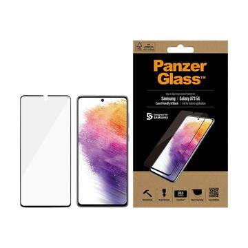 Samsung Galaxy A73 5G Panzerglas Case Friendly Panzerglas - 9H - Schwarz Rand