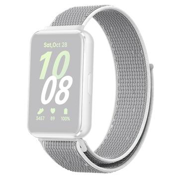 Samsung Galaxy Fit3 Nylonarmband mit Klettverschluss - Grau