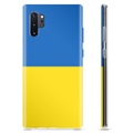 Samsung Galaxy Note10+ TPU Hülle Ukrainische Flagge - Gelb und Lichtblau