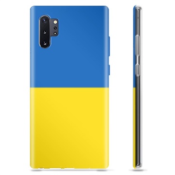 Samsung Galaxy Note10+ TPU Hülle Ukrainische Flagge - Gelb und Lichtblau