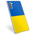 Samsung Galaxy Note10 TPU Hülle Ukrainische Flagge - Gelb und Lichtblau