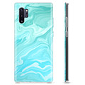 Samsung Galaxy Note10+ TPU Hülle - Blauer Marmor