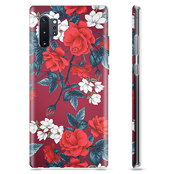 Samsung Galaxy Note10+ TPU Hülle - Vintage Blumen