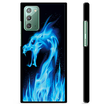 Samsung Galaxy Note20 Schutzhülle - Blauer Feuerdrache