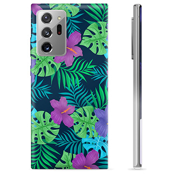 Samsung Galaxy Note20 Ultra TPU Hülle - Tropische Blumen