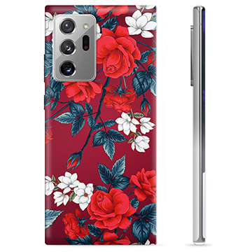 Samsung Galaxy Note20 Ultra TPU Hülle - Vintage Blumen