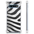 Samsung Galaxy S10 Hybrid Hülle - Zebra