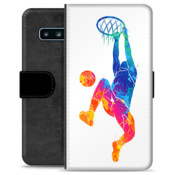 Samsung Galaxy S10+ Premium Schutzhülle mit Geldbörse - Slam Dunk