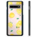 Samsung Galaxy S10+ Schutzhülle - Zitronen-Muster