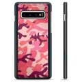 Samsung Galaxy S10+ Schutzhülle - Rosa Tarnung