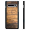 Samsung Galaxy S10+ Schutzhülle - Holz