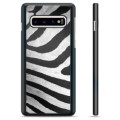 Samsung Galaxy S10+ Schutzhülle - Zebra