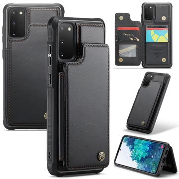 Samsung Galaxy S20 FE 5G/S20 FE 2022 Caseme C22 Hülle RFID Kartenetui - Schwarz