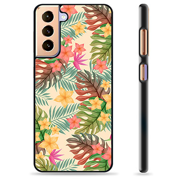 Samsung Galaxy S21+ 5G Schutzhülle - Pinke Blumen