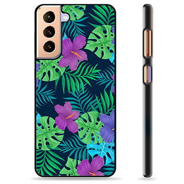 Samsung Galaxy S21+ 5G Schutzhülle - Tropische Blumen