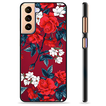 Samsung Galaxy S21+ 5G Schutzhülle - Vintage Blumen